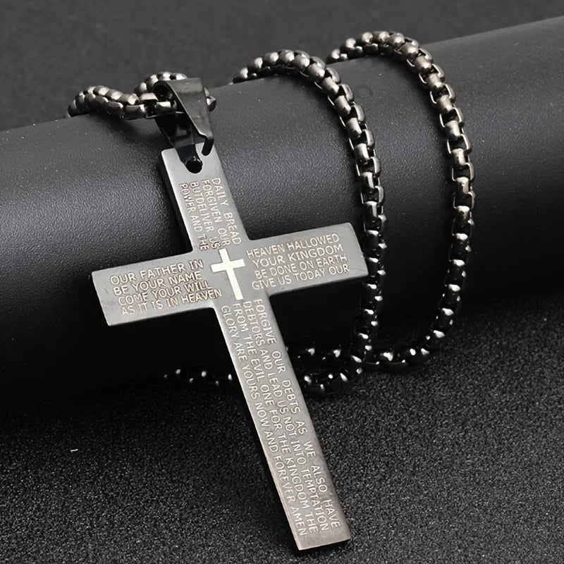 Guangdong Titanium Cross Pendant Necklace Unisex Gift