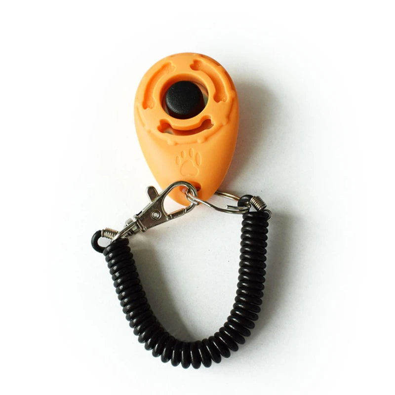 Dog Training Clicker Multipurpose Trainer Keychain With Professional Durable Nylon