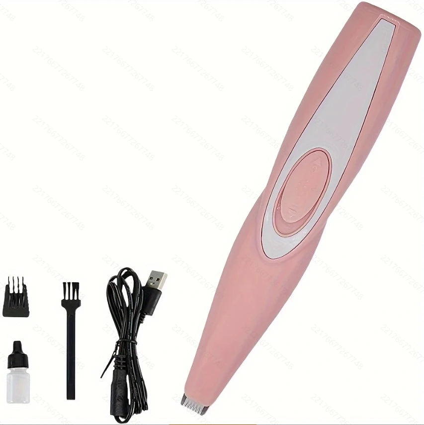 Rechargeable Quiet Dog Grooming Kit With Low Noise Hair Clipper Nail Grinder For Cats And Other Pets