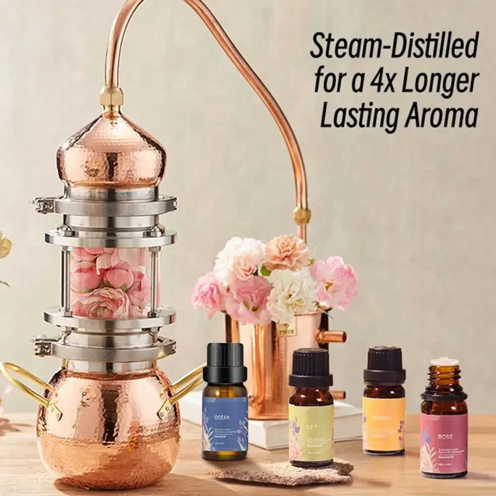 Hign-concerned Six Essential Oils Set Premium Long Lasting Diffuser Aromatherapy