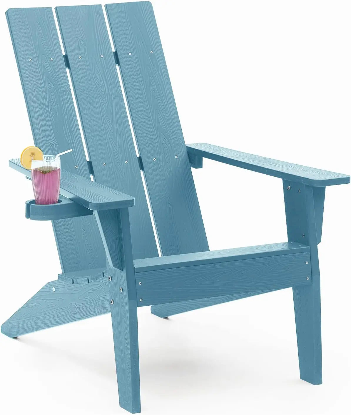 HUANZHUANG 4 Modern Adirondack Chairs Outdoor Furniture