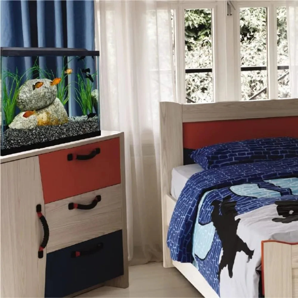 TIFICY Tetra Tropical Fish Tank Kit LEDLightingSystem SuperModuleFreshwaterAquarium