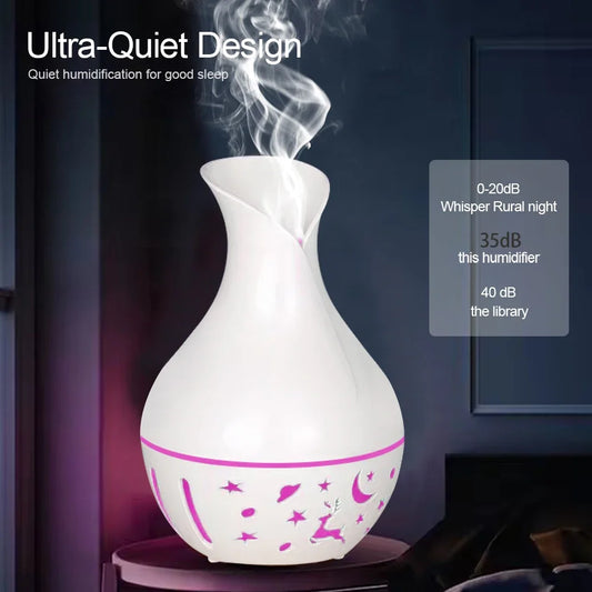 Hign-concerned Mini Ultrasonic Aroma Diffuser With LED Night Light