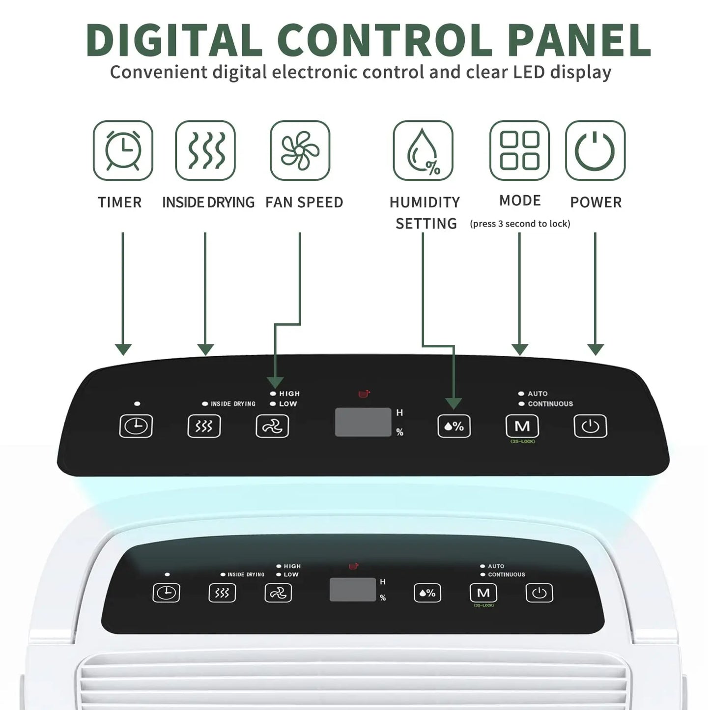 Shinco 6,000 Sq.Ft Energy Star Dehumidifier, Ideal for Large Rooms and Home Basements, Efficient Moisture Removal,1.32 Gallons