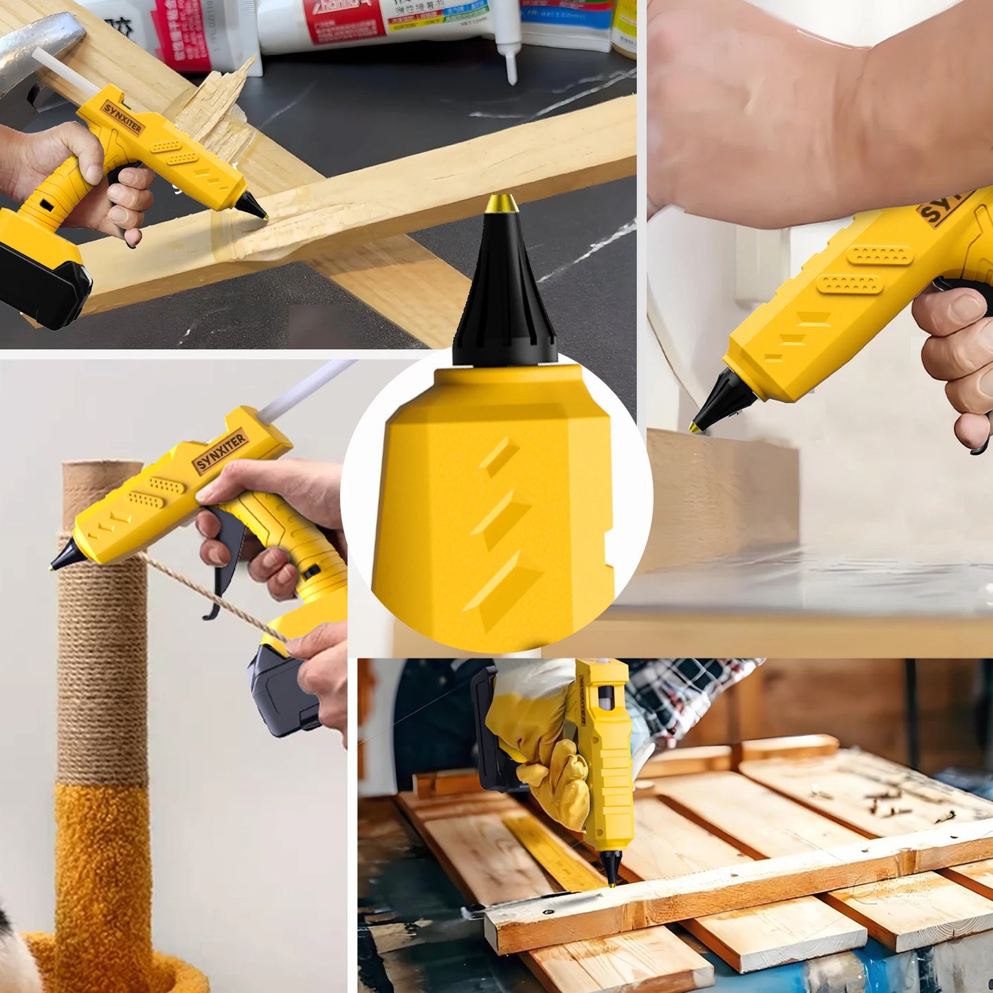Cordless DEWALT 18V Battery Hot Melt Glue Gun For Repair
