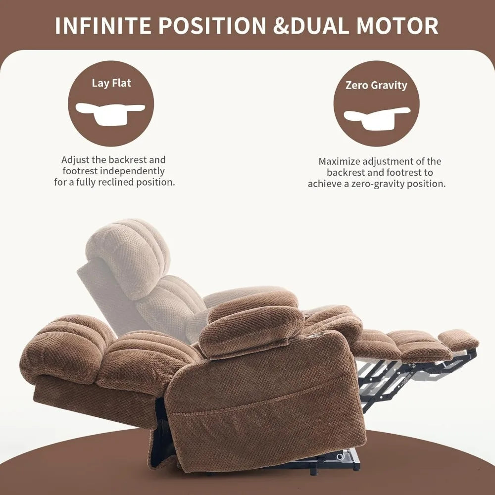 RBX Electric Lift Chair With Adjustable Headrest Massage