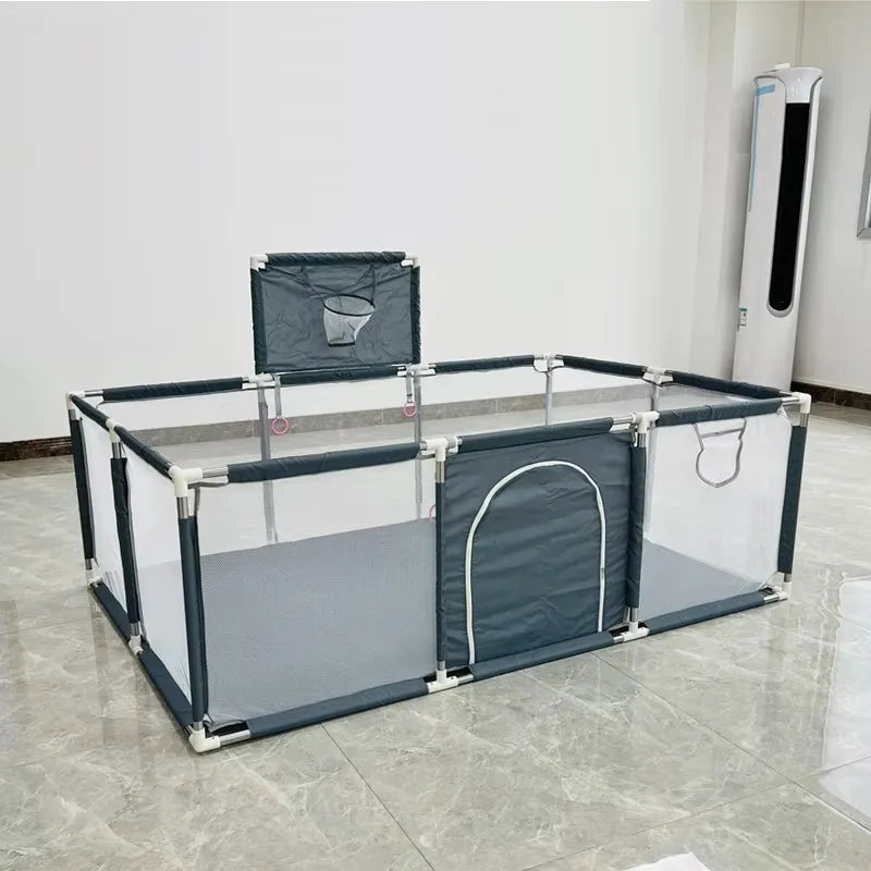 Children Baby Playpen With Foam Protector For Indoor Toddler Safety Barrier And Ball Pit