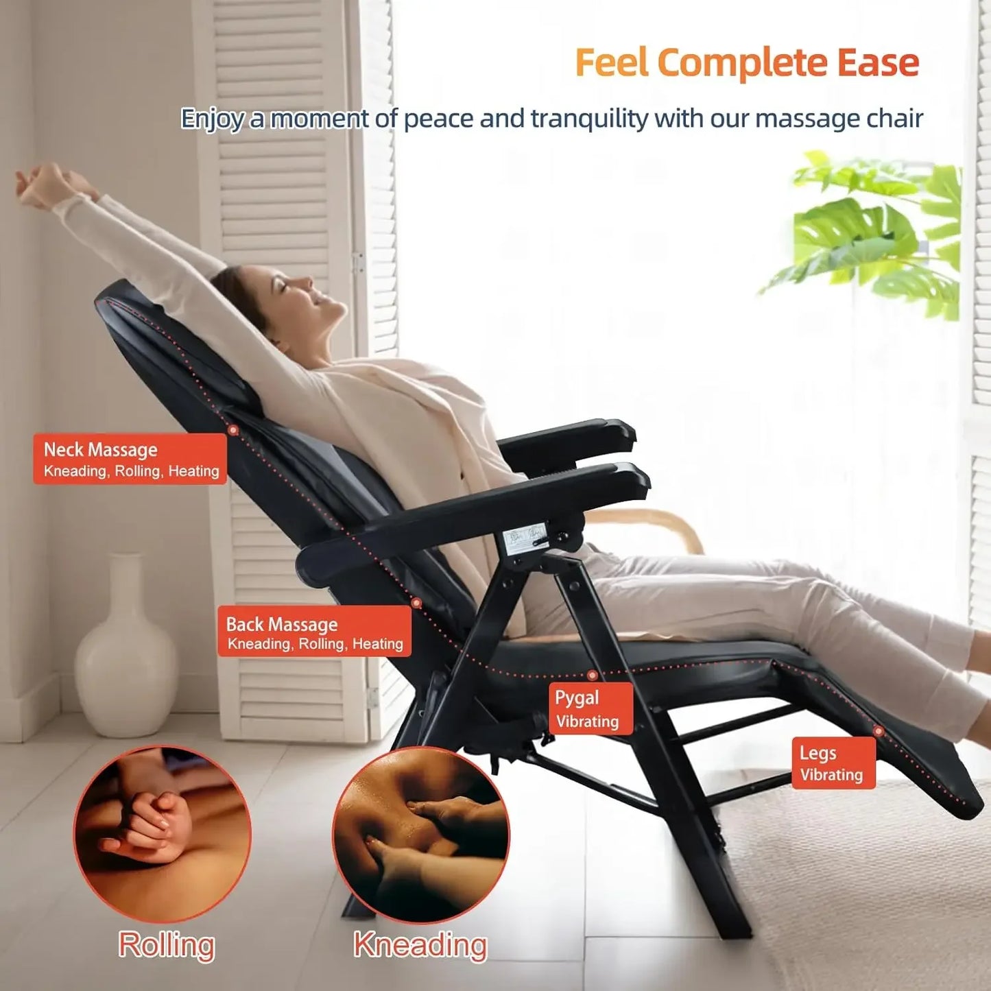 XMSJ Massage Chair With Heat FR-M25D Full Body Massage