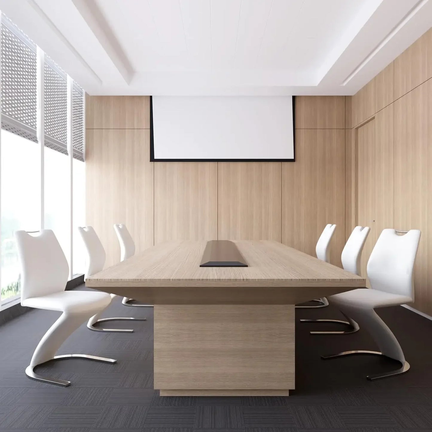 XMSJ Mermaid Dining Chairs Set Of 4 PremiumPULeatherSturdyMetalLegsScratchResistantErgonomic