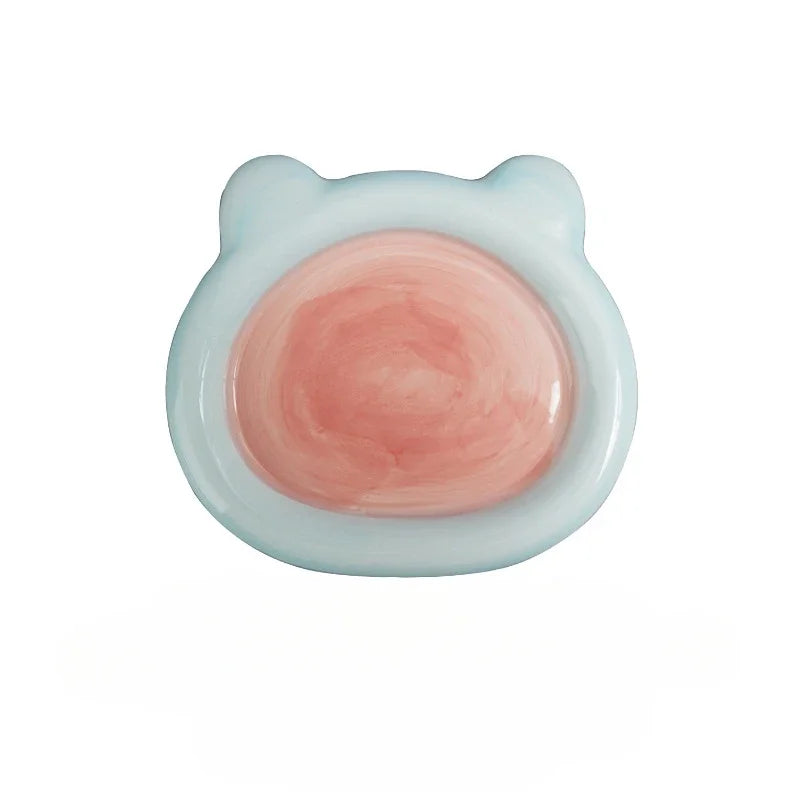 Hign-concerned Exquisite Cartoon Ceramic Cat Bowl For HydrationSolutions And Nourishment