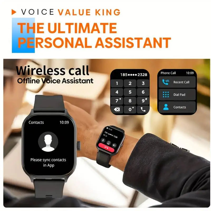 Case Outdoor Sports Smartwatch With Wireless Calling