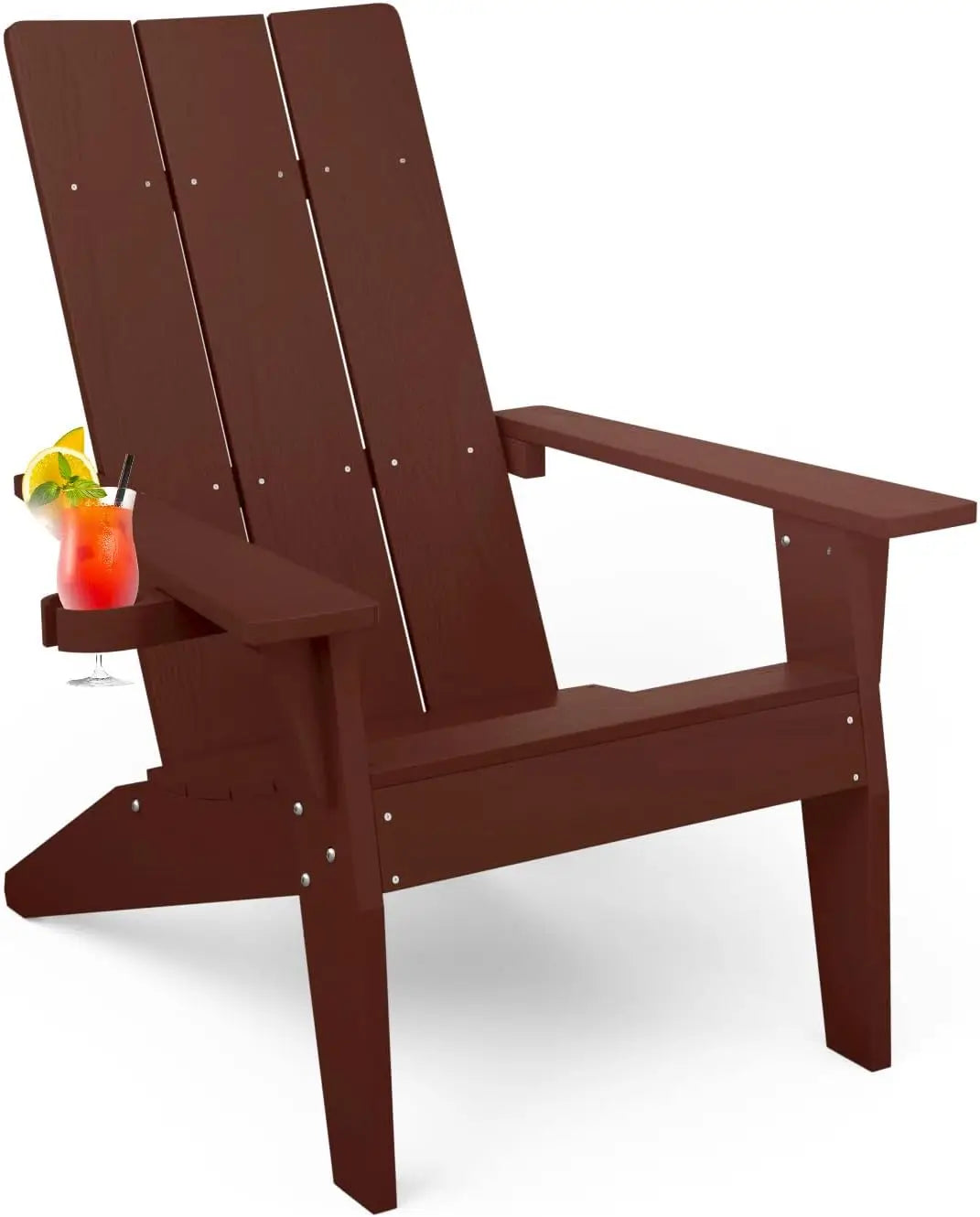HUANZHUANG 4 Modern Adirondack Chairs Outdoor Furniture