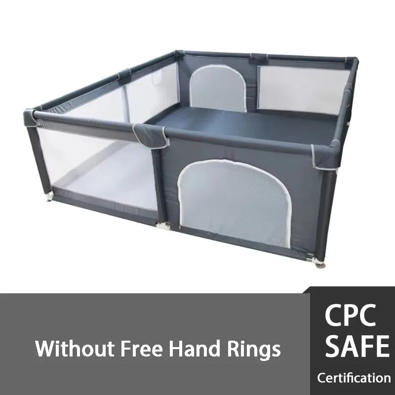 Children Baby Playpen With Foam Protector For Indoor Toddler Safety Barrier And Ball Pit