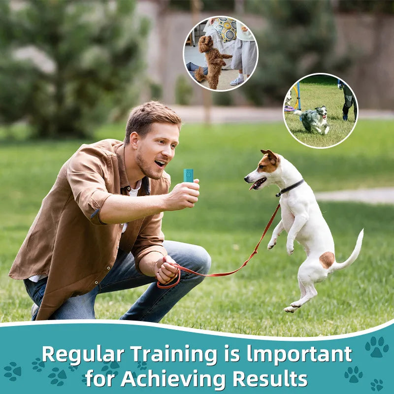 Hign-concerned Ultrasonic Dog Repeller For Indoor Outdoor Training USB Rechargeable