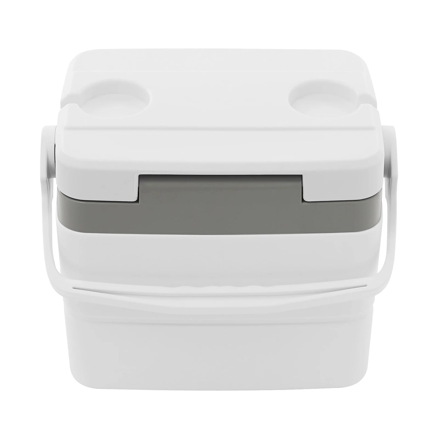 8.5L Portable Camping Insulated Cooler Ice Cooler Box For Outdoor Activities Green/White