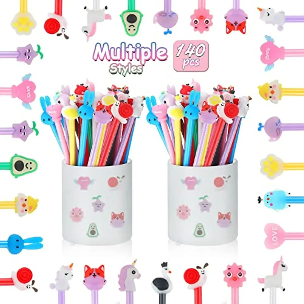 Assorted Gel Ink Pens Set For Office And School Use