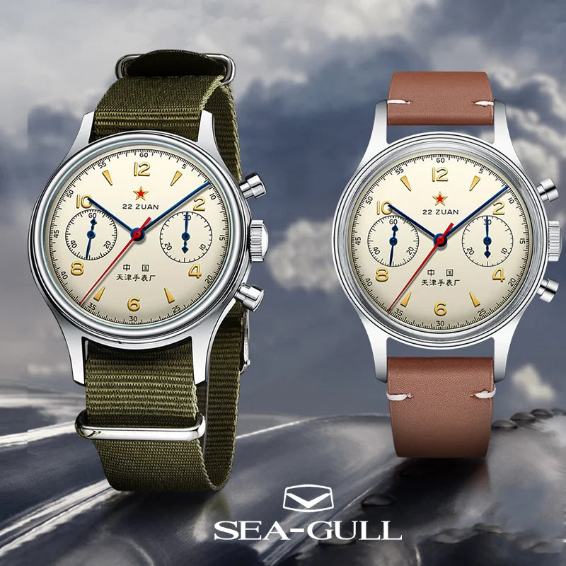 Sea Gull Chronograph Manual Winding Mechanical Watch