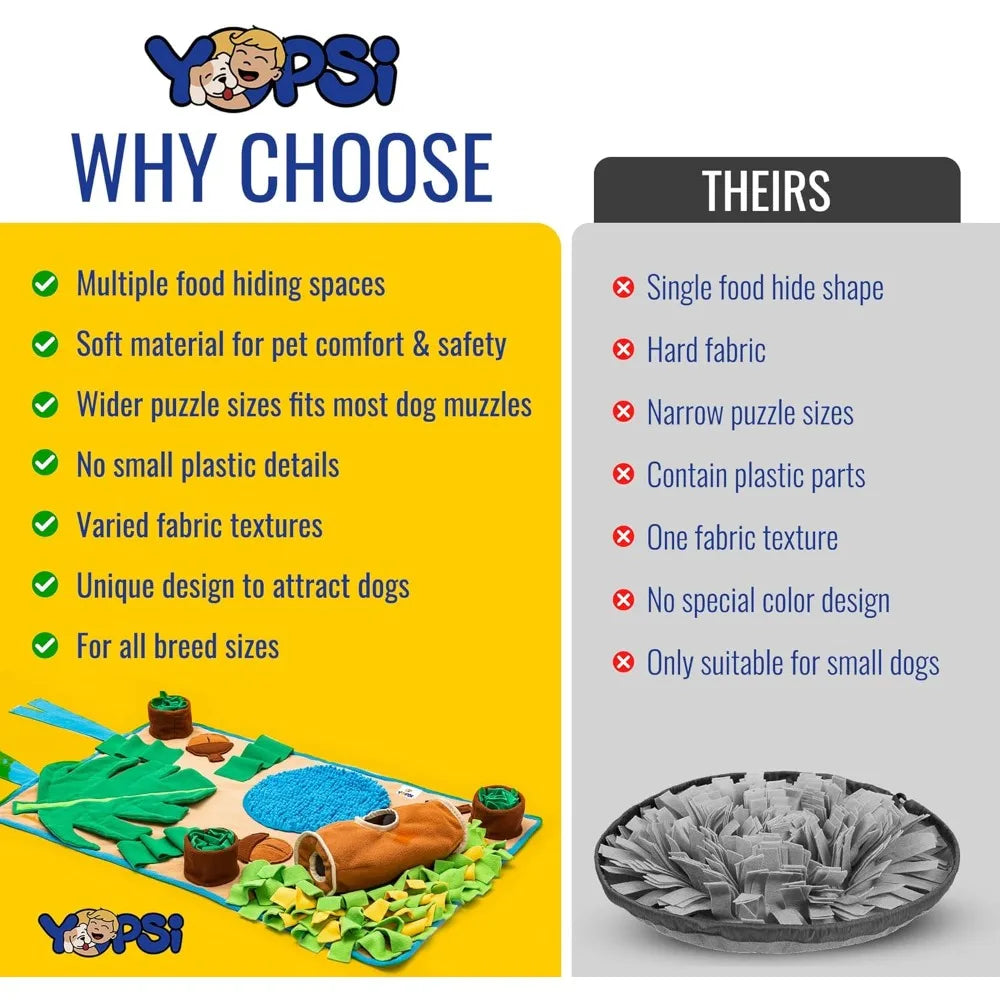 Multifunctional Durable Snuffle Mat For Dogs Captivating Sniffing Toy Enrichment