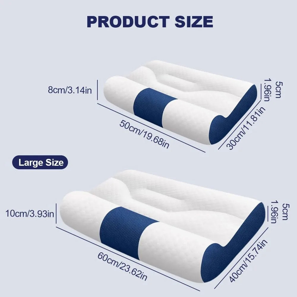 Ergonomic Goose Down Pillow For Neck Support Optimal Sleep