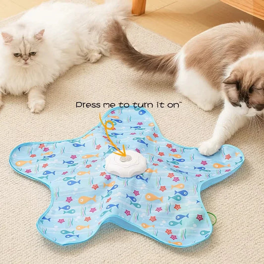 Premium Interactive Hide And Seek MotionActivated Cat Toy Concealed FeatheredMice
