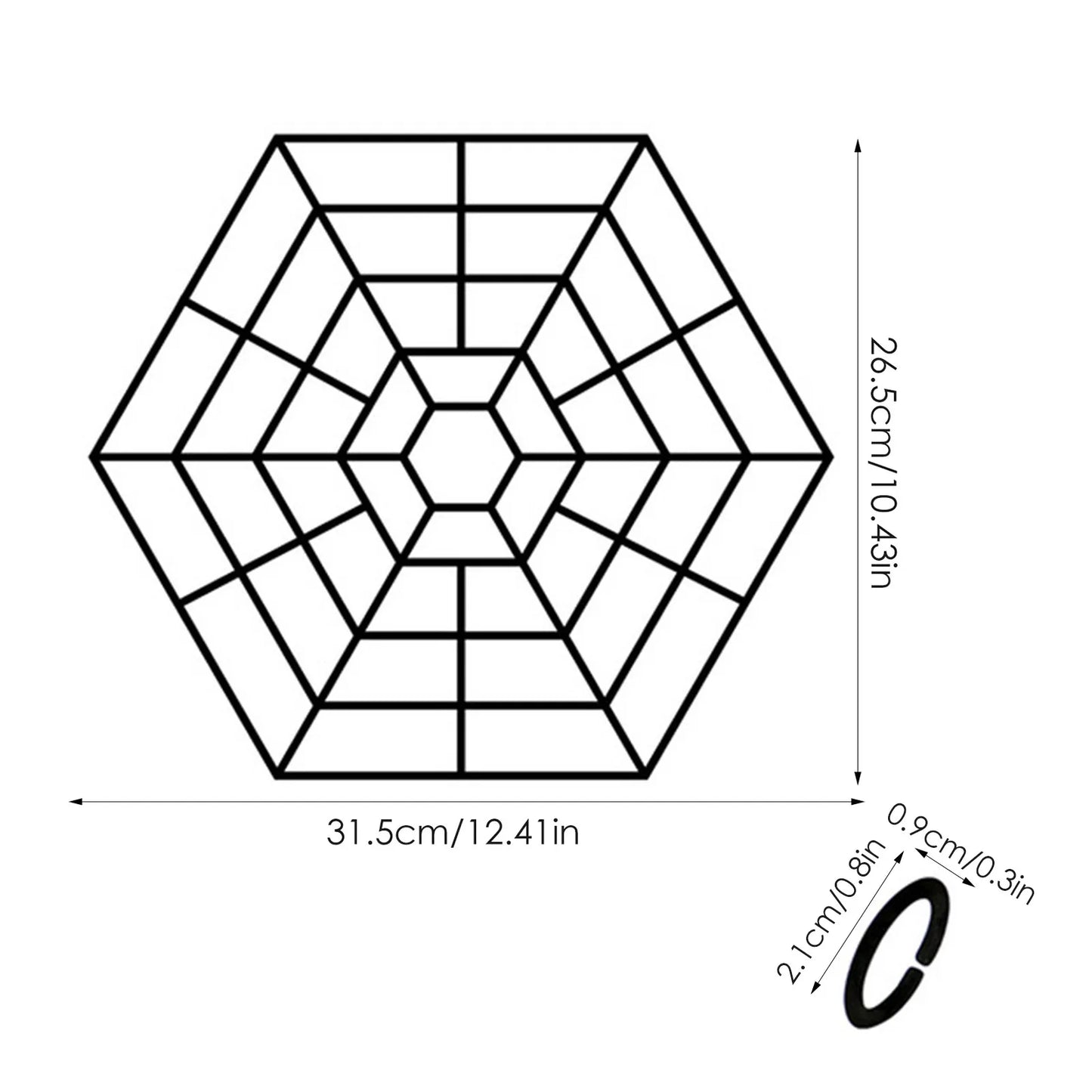 20 Pcs Pond Guard Net Protector Hexagonal Pond Protective Net Hexagonal Floating Protective Net With Connecting Hook For Protect