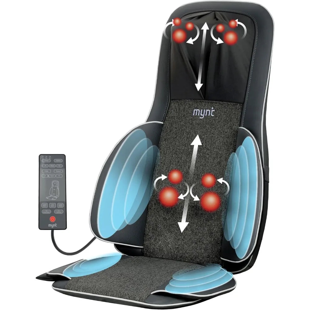 XMSJ Shiatsu Neck And Back Massager For Chair With Heat