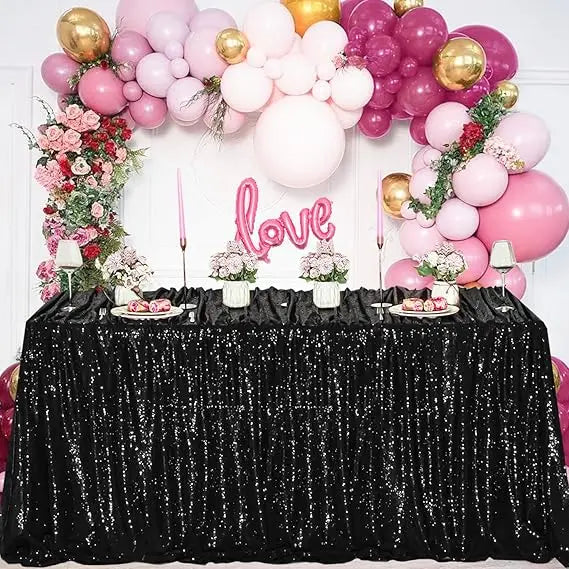 Sequined Tablecloth for Parties and Holiday Events