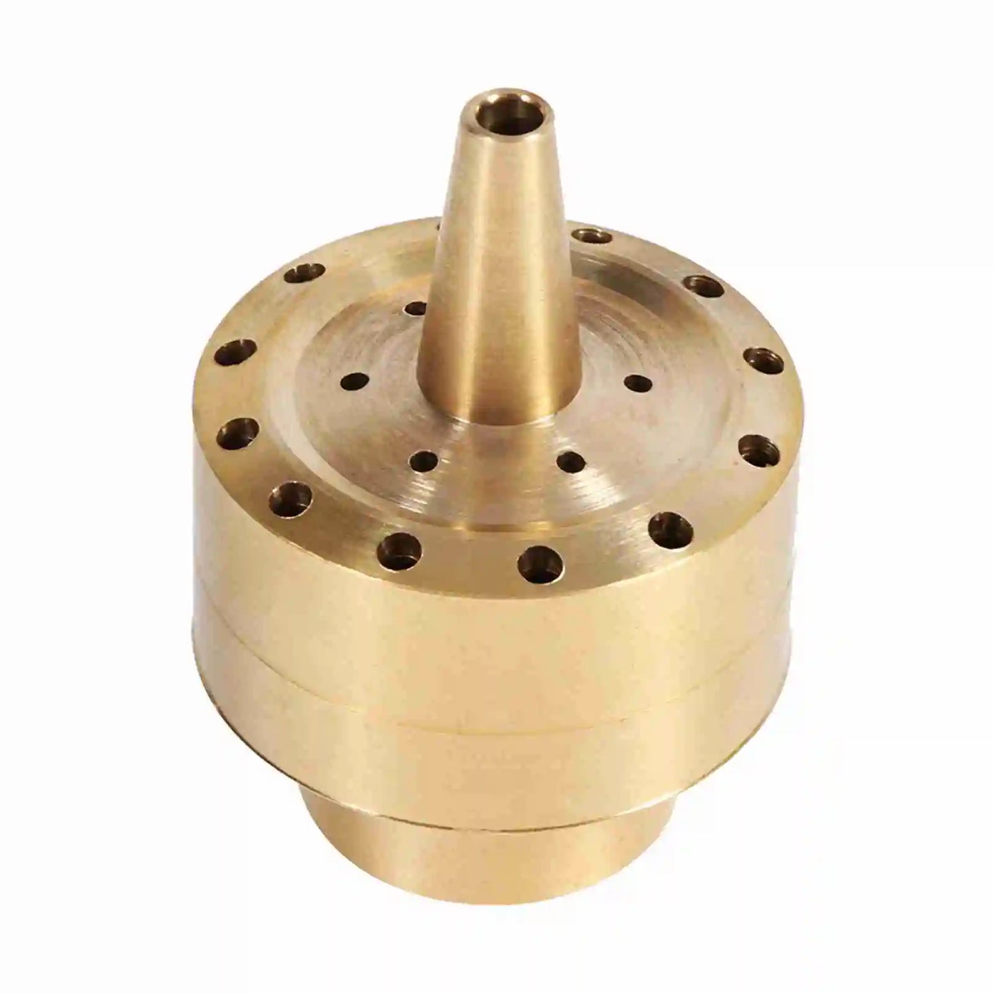 3/4" Brass Fountain Nozzle Column Garden Pond Fountain Water Nozzle Sprinkler Spray Head Gold