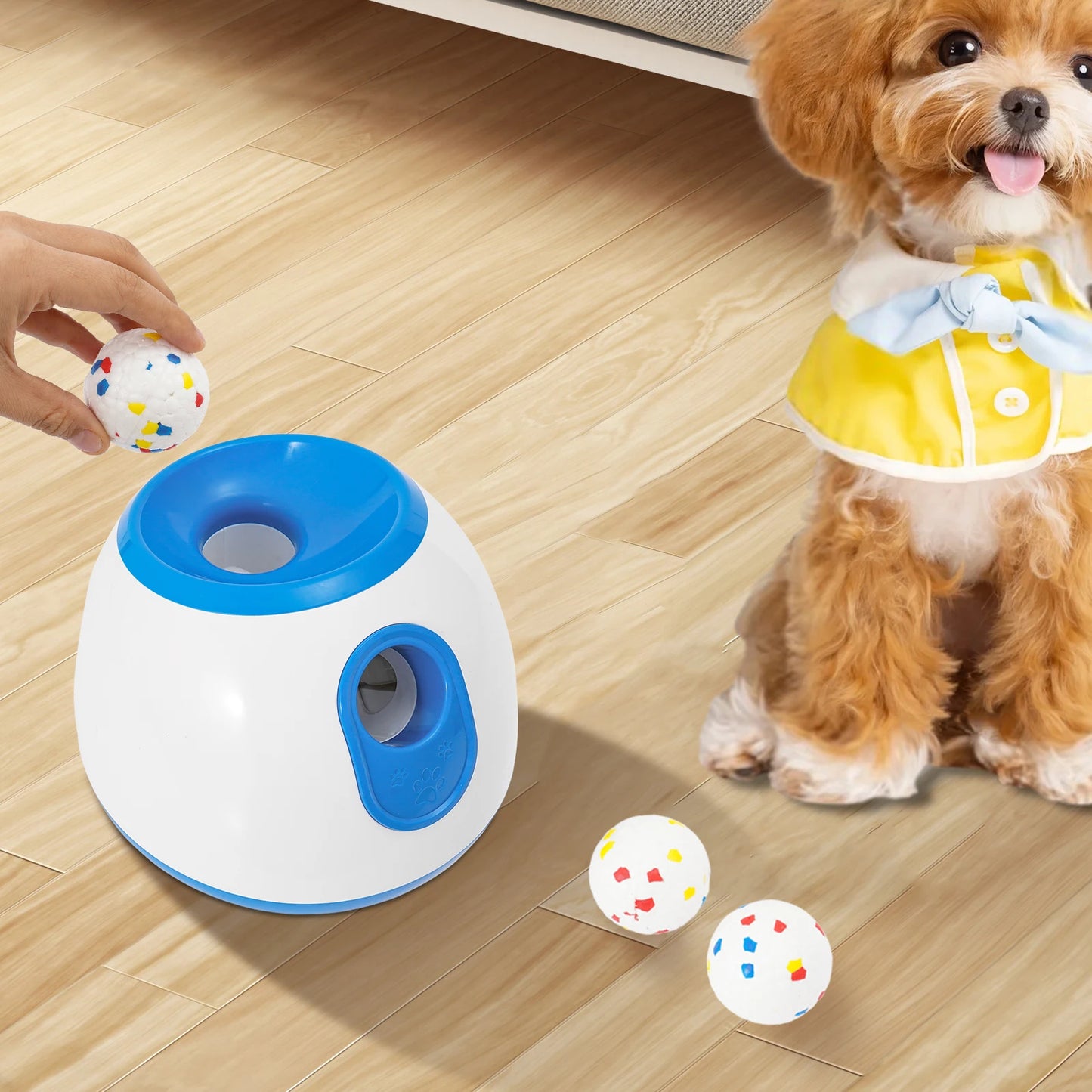 Bymaocar AutomaticBallLauncher For Dogs ExtendedThrow UltraReliable PowerOptions AllWeather PetExercise Companion