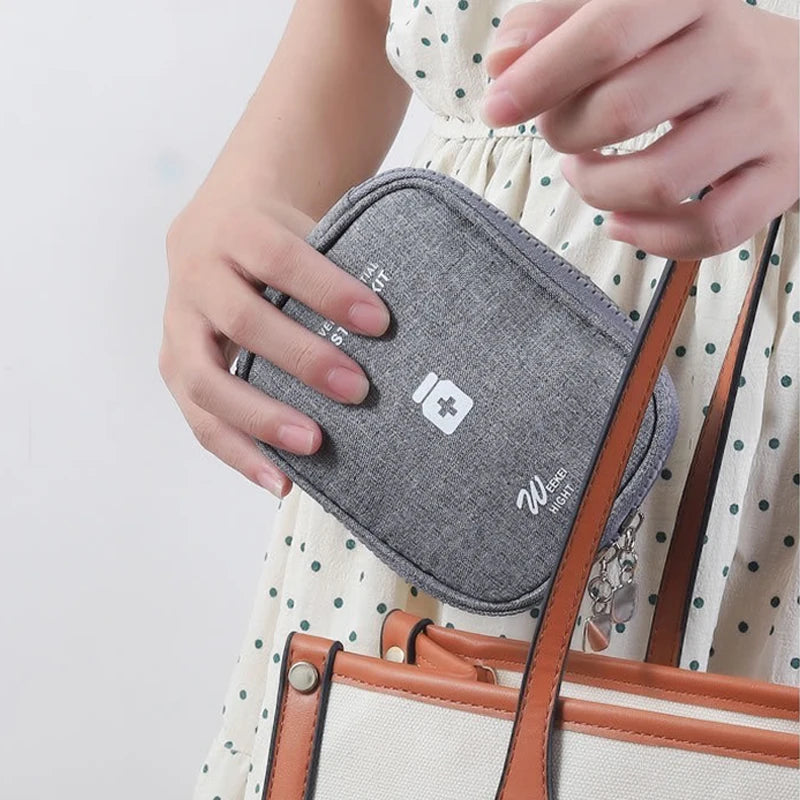 Home First Aid Kit Large Capacity Empty Medicine Storage Bag Portable Travel Medicine Box Survival Bag Emergency Bag For Car