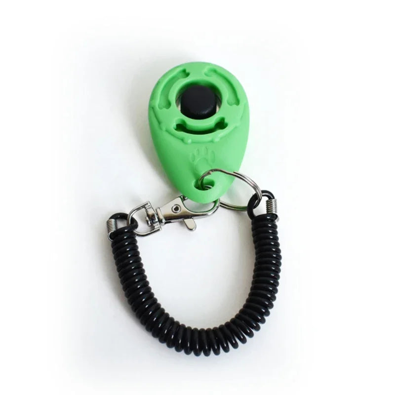 Dog Training Clicker Multipurpose Trainer Keychain With Professional Durable Nylon