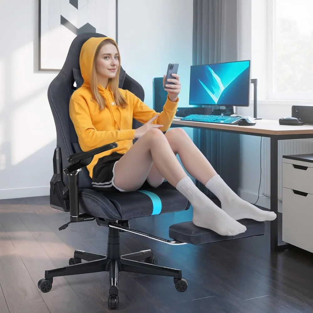 ZHUOTING Ergonomic Gaming Chair With 6D Adjustable Armrests