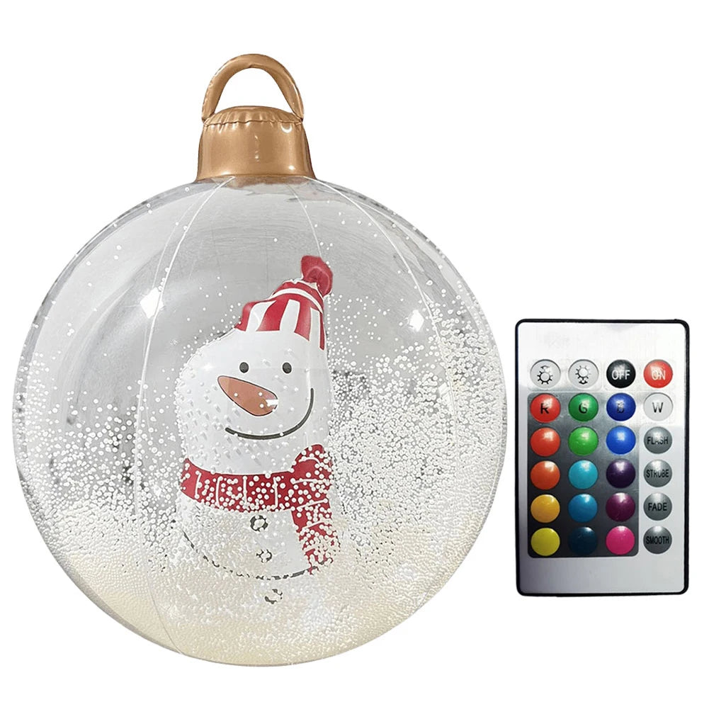 Shunmaii Inflatable Christmas Ball With LED Light Remote Control