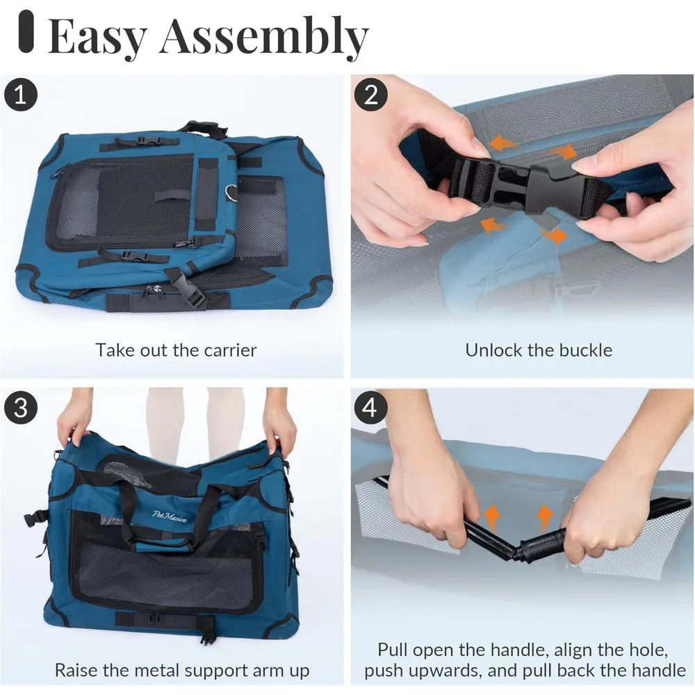 TIFICY Supercalifragilisticexpialidocious Cat Carrier Intercontinental For Two Cats