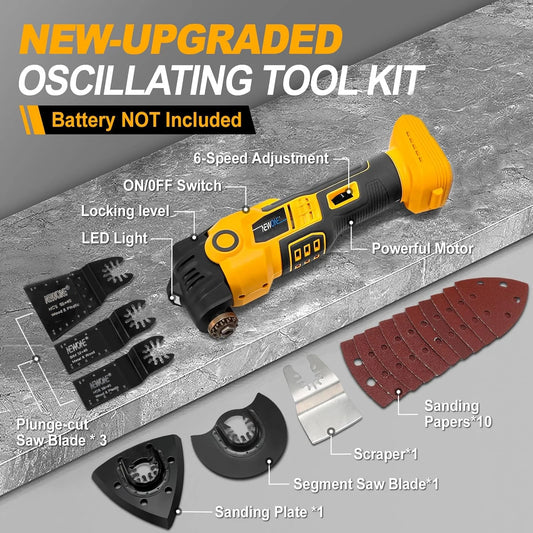 NewOne 20V Max Oscillating Multi Tool AntiVibration Kit