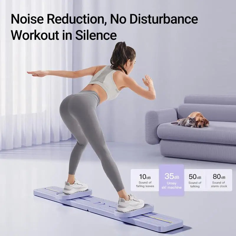 Cursor Fitness Foldable 3-in-1 Ski Trainer