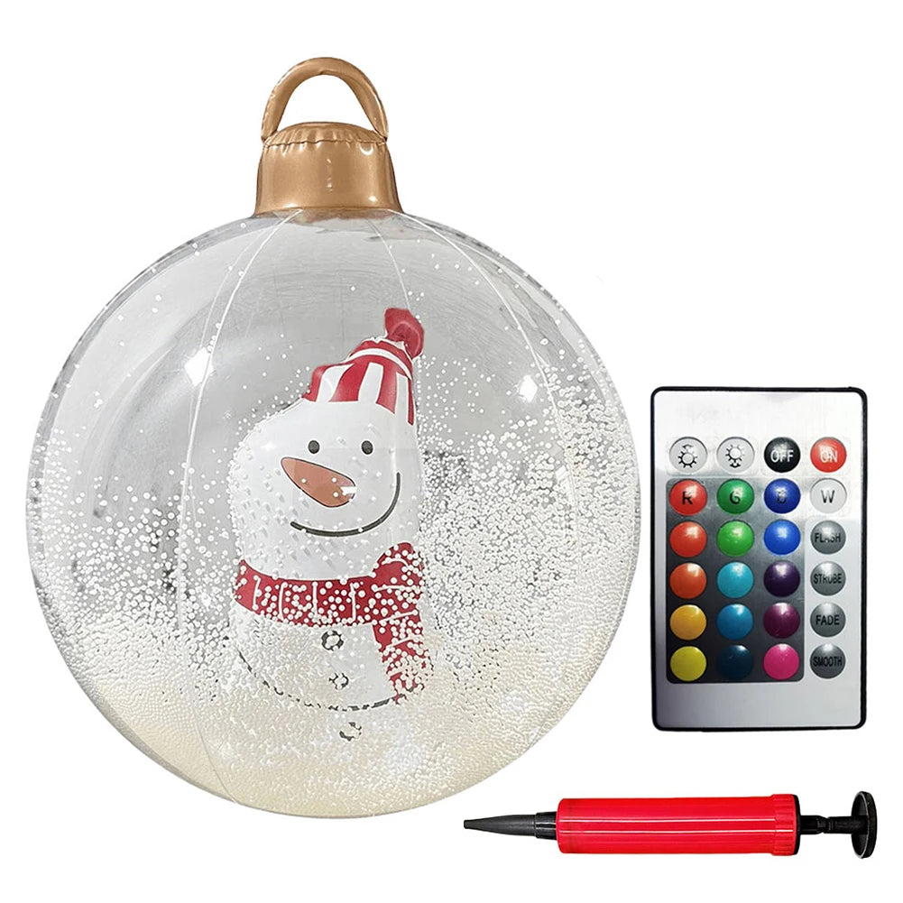 Shunmaii Inflatable Christmas Ball With LED Light Remote Control