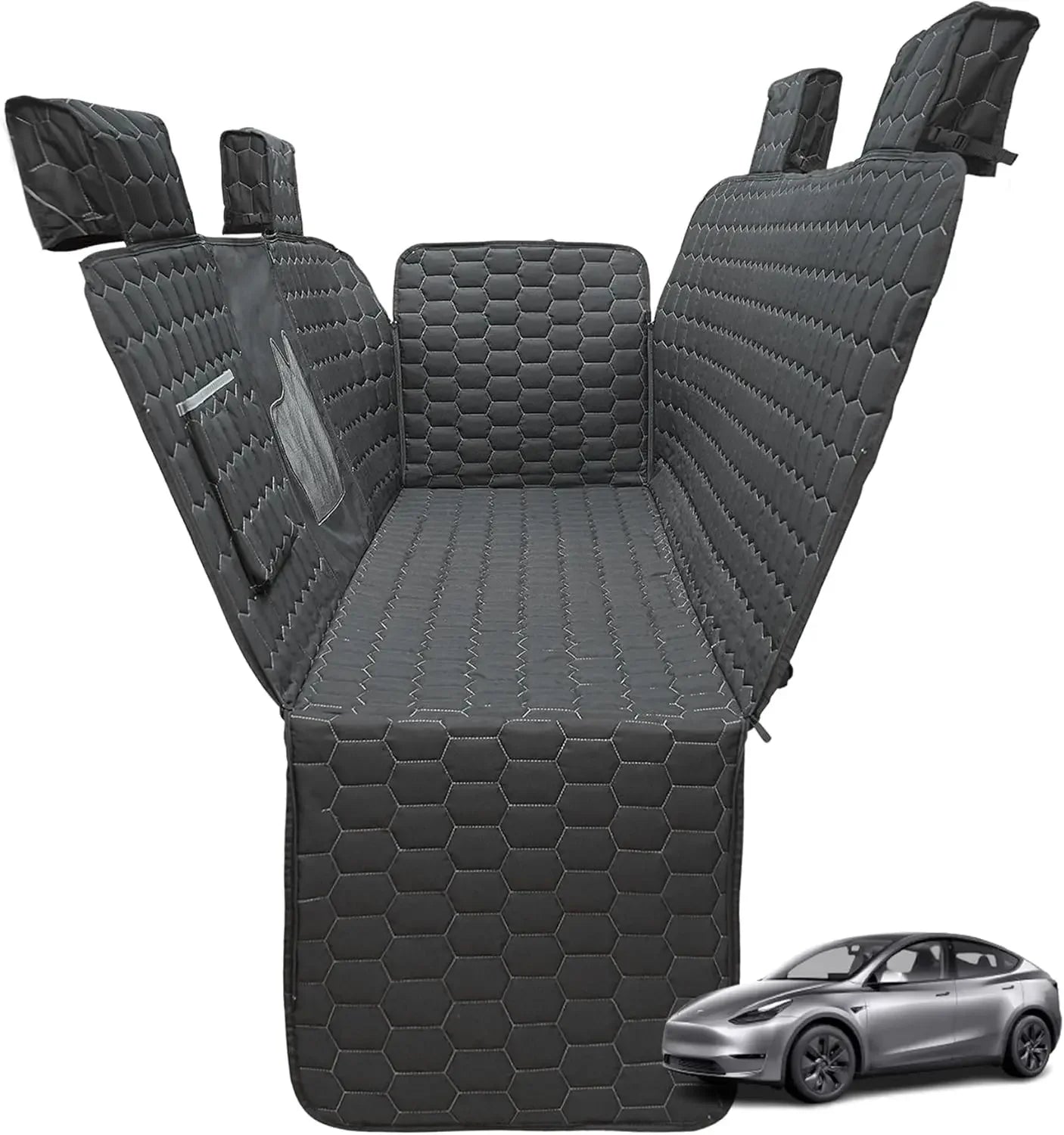 Dog Seat Covers for Back Seat, Dog Car 100% Waterproof Pet Seat Cover Protects from Scratches, Scuffs, Dog Hammock