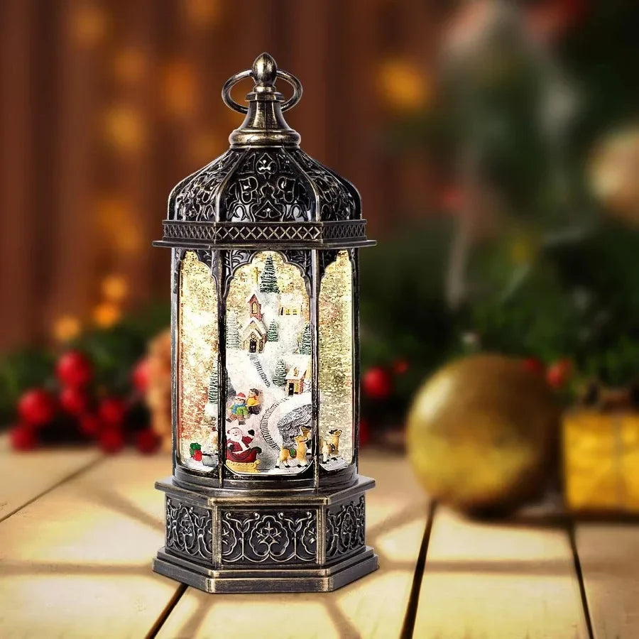 Christmas Musical Snow Globe With 8 Songs And 6H Timer