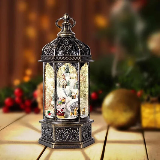 Christmas Musical Snow Globe With 8 Songs And 6H Timer