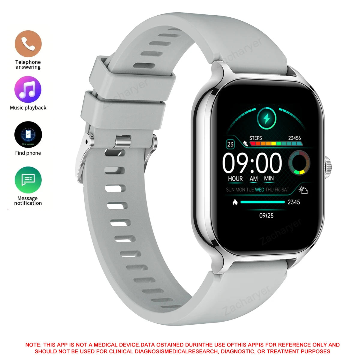 LOMAXFR Smart Watch Wireless Dialing And App Alerts