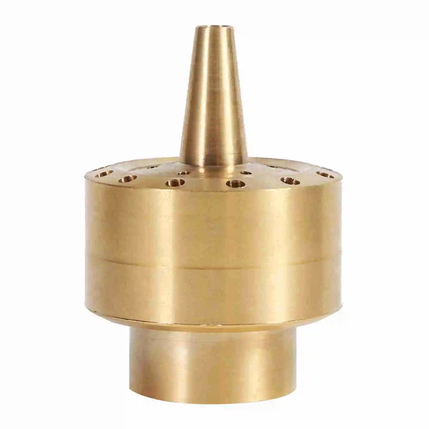 3/4" Brass Fountain Nozzle Column Garden Pond Fountain Water Nozzle Sprinkler Spray Head Gold