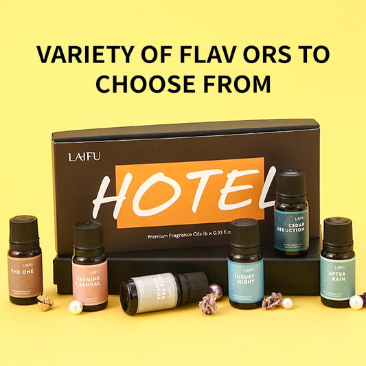 Miflame Water Soluble Essential Oil Set Six Fragrances For Diffuser