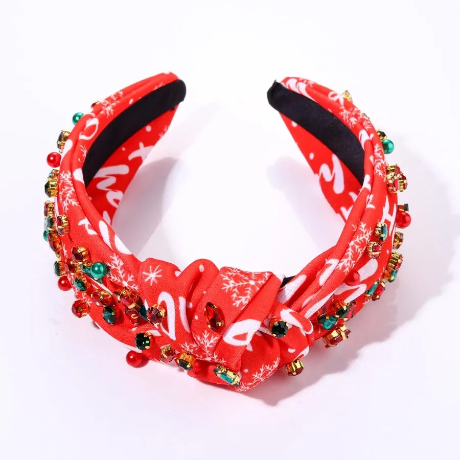 Christmas Headband for Women Holiday Accessories Festive Reindeer Theme