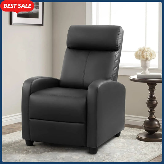 XMSJ Massage Recliner PU Leather Living Room Chair Modern