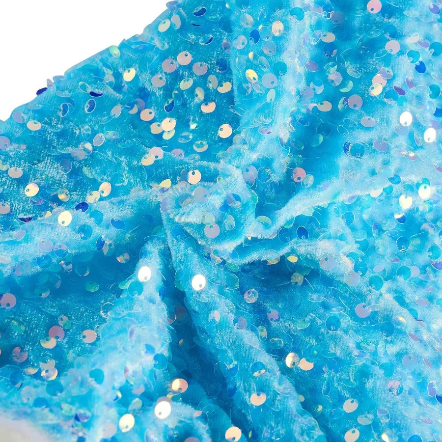 Golden Sequin Santa Hat With Plush Fur Trim Adults