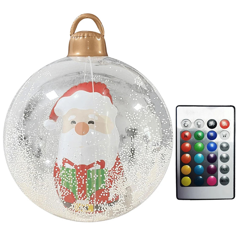 Shunmaii Inflatable Christmas Ball With LED Light Remote Control