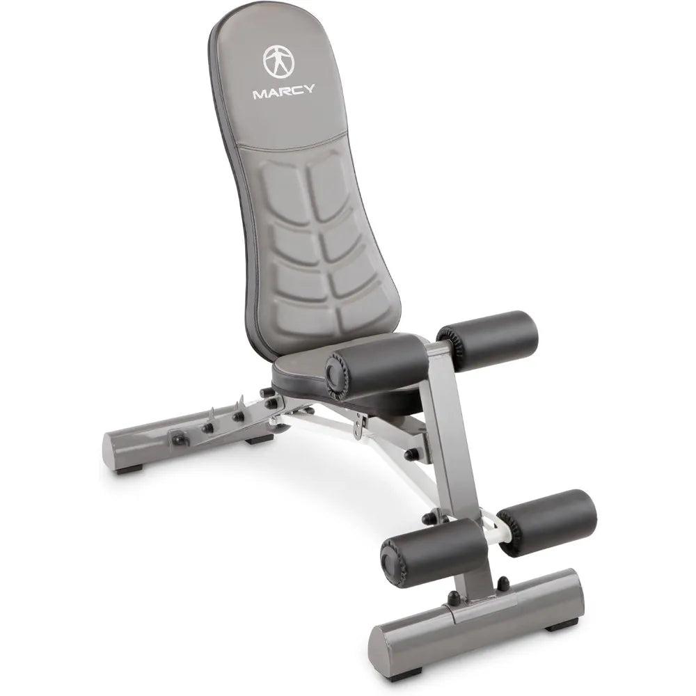 Marcy Deluxe Foldable Utility Bench Gym Equipment