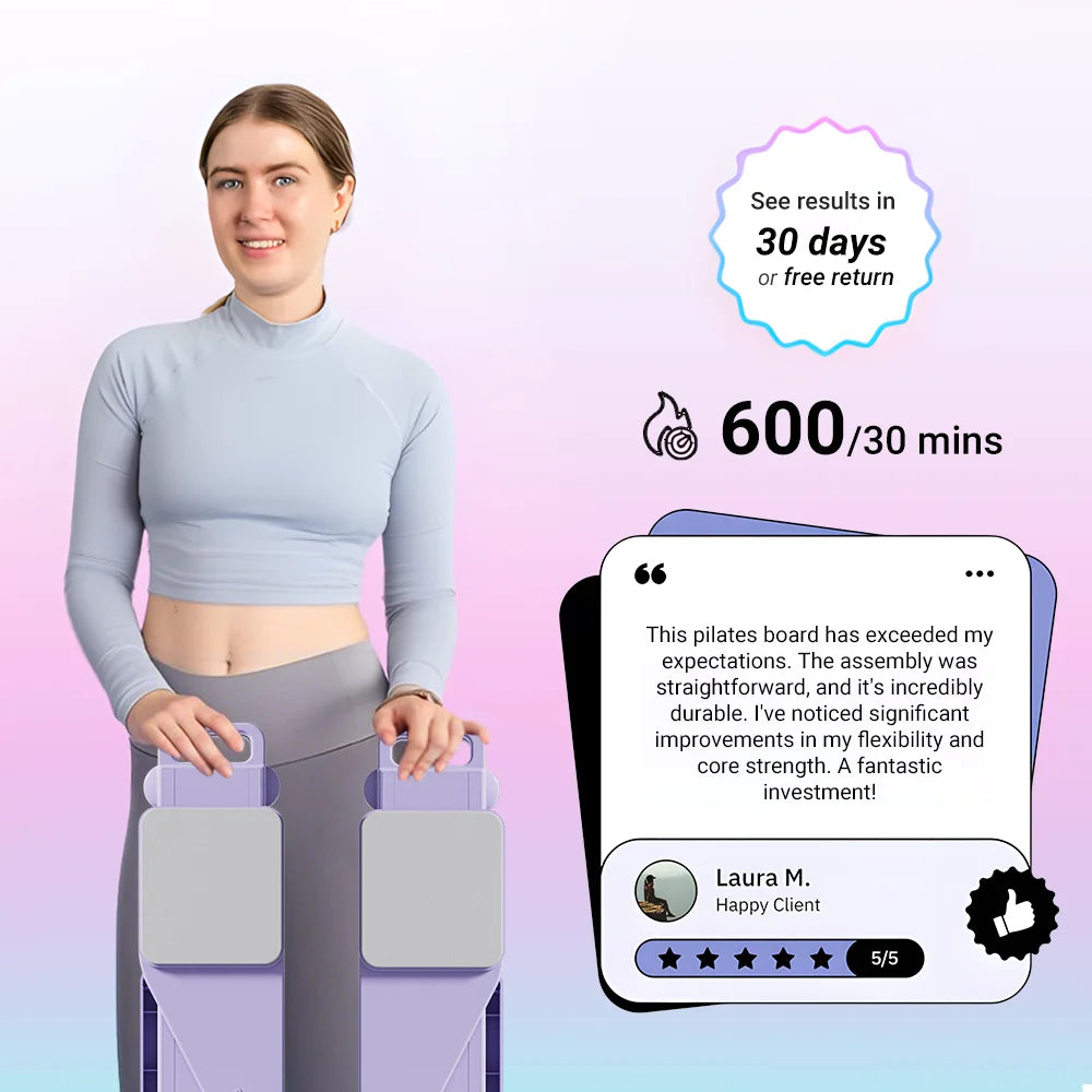 Cursor Fitness 2-in-1 Abs Ski Board Portable Trainer