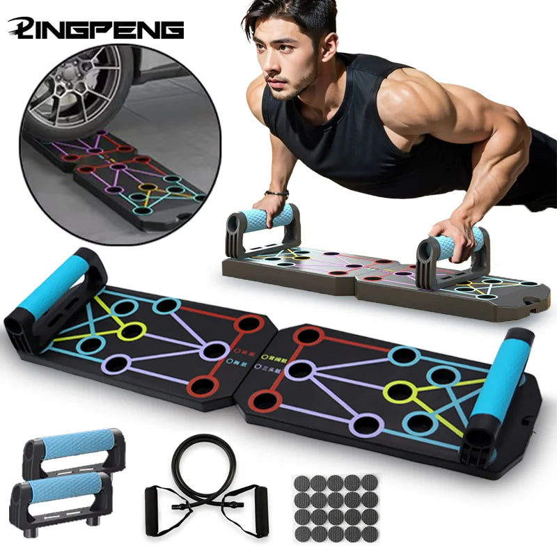 Hign-concerned Premium Multifunction Folding Push Up Board For Comprehensive Training